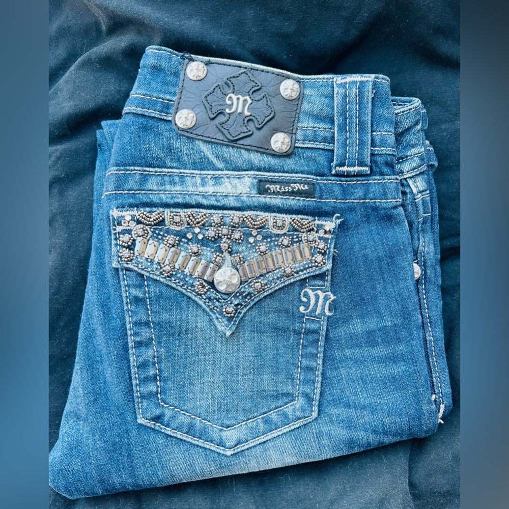 Miss me Rhinestone Jeans
